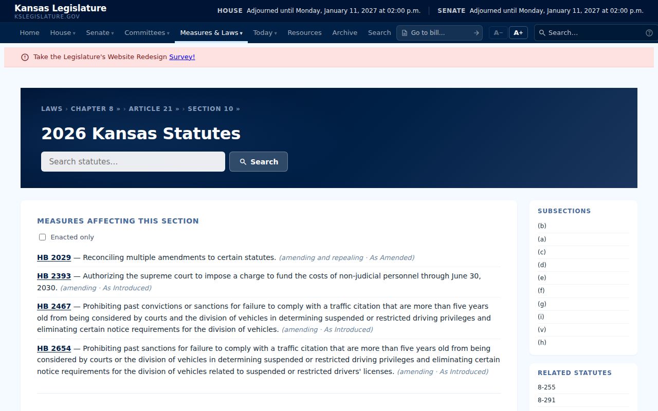 Kansas failure to comply with traffic citation law